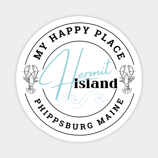 Hermit Island Campground Magnet by Doodlehive 